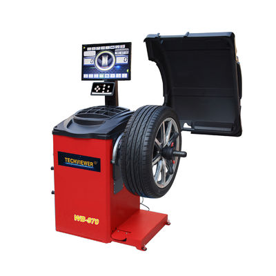 chất lượng  Low  Speed 140RPM 28" rim Auto Wheel Balancing Machine Vertical Type nhà máy sản xuất