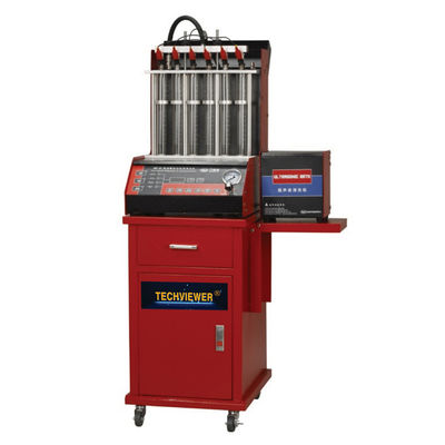 chất lượng  Ultrasonic Auto Fuel Injector Tester And Cleaner 6 Nozzle For Vehicle nhà máy sản xuất