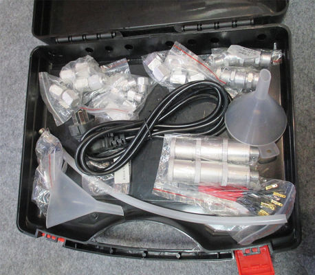 Máy kiểm tra vòi phun nhiên liệu tự động bằng sóng siêu âm và máy làm sạch 6 vòi phun cho xe